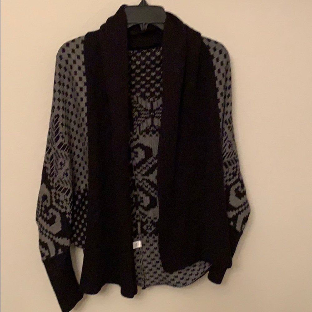 Express Back & Gray Cardigan